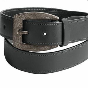 Moore & Giles Brown Distressed Buckle Belt